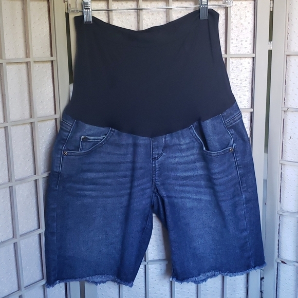 Sonoma Pants - Sonoma 8 denim stretch maternity bermuda shorts